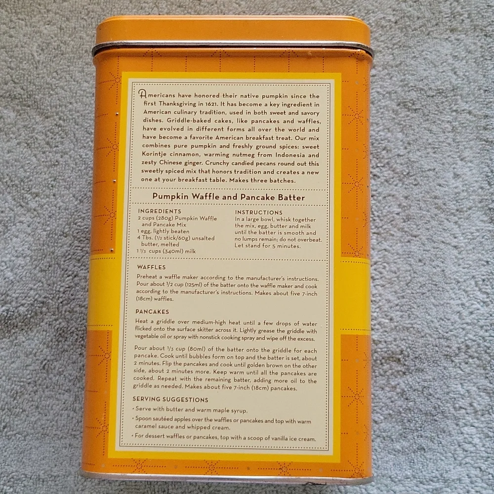Williams-Sonoma metal tin